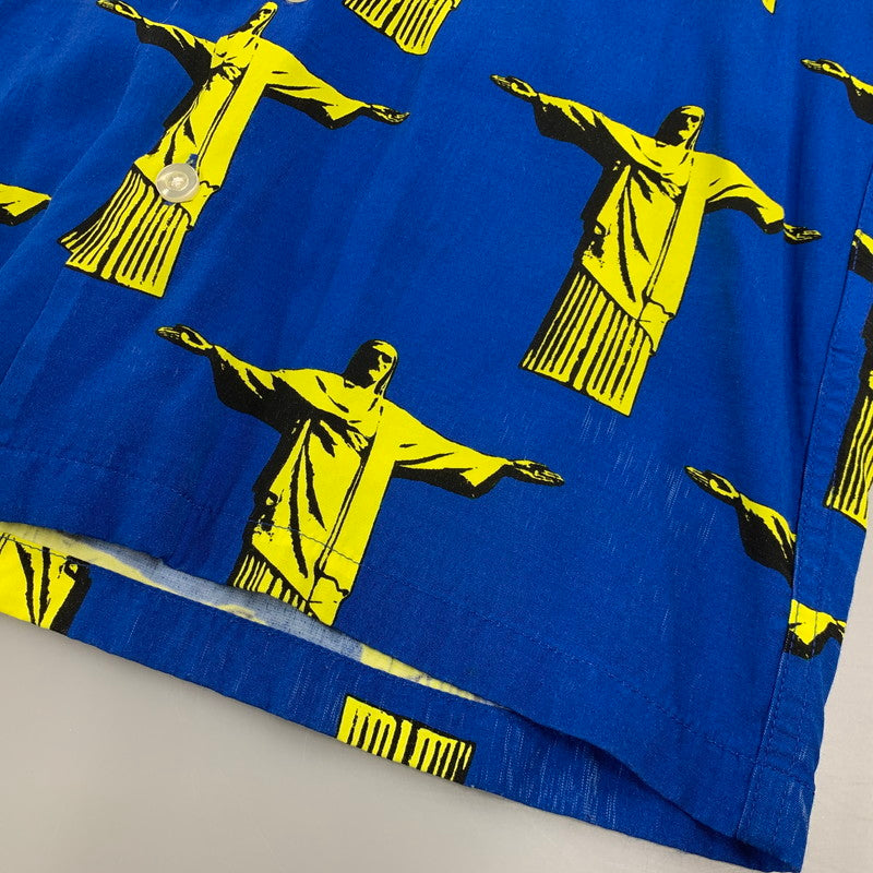 【中古品】【メンズ】 WACKO MARIA ワコマリア CORCOVADO HAWAIIAN SHIRT コルコバード ハワイアン シャツ トップス 142-260429-kh-12-izu サイズ：M カラー：ブルー 万代Net店