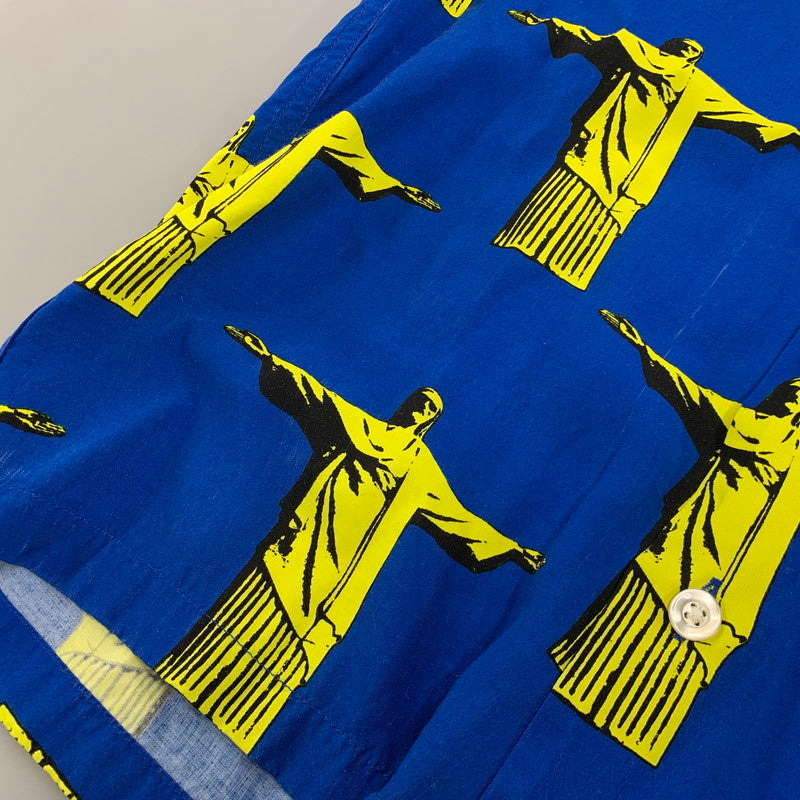 【中古品】【メンズ】 WACKO MARIA ワコマリア CORCOVADO HAWAIIAN SHIRT コルコバード ハワイアン シャツ トップス 142-260429-kh-12-izu サイズ：M カラー：ブルー 万代Net店