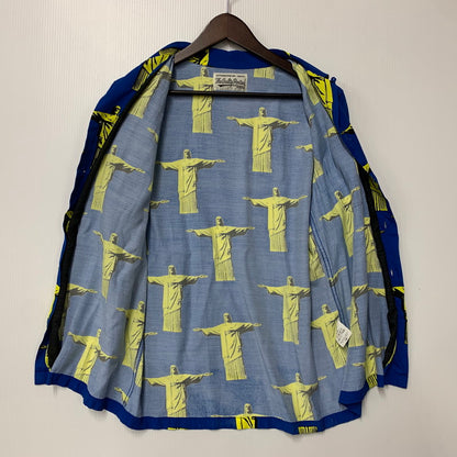【中古品】【メンズ】 WACKO MARIA ワコマリア CORCOVADO HAWAIIAN SHIRT コルコバード ハワイアン シャツ トップス 142-260429-kh-12-izu サイズ：M カラー：ブルー 万代Net店