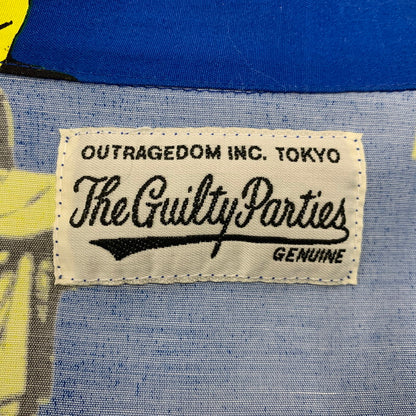 【中古品】【メンズ】 WACKO MARIA ワコマリア CORCOVADO HAWAIIAN SHIRT コルコバード ハワイアン シャツ トップス 142-260429-kh-12-izu サイズ：M カラー：ブルー 万代Net店