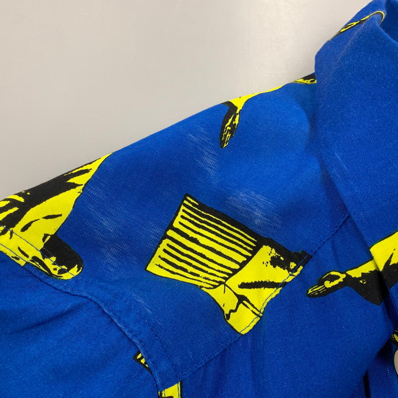 【中古品】【メンズ】 WACKO MARIA ワコマリア CORCOVADO HAWAIIAN SHIRT コルコバード ハワイアン シャツ トップス 142-260429-kh-12-izu サイズ：M カラー：ブルー 万代Net店