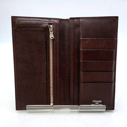 【中古品】【メンズ/レディース】 ITUAIS イトゥアイス CROCODILE POROSUS BELEZERA WALLET LONG ポロサス ビリズエラ ロングウォレット 長財布 200-250207-as-11-izu カラー：ブラウン 万代Net店
