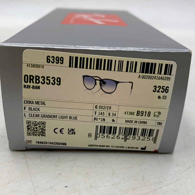 【中古美品】【メンズ/レディース】 Ray-Ban レイバン SUNGLASSES RB3539 サングラス 203-250208-as-25-izu サイズ：54□19-145 カラー：ブラック×ブルー 万代Net店