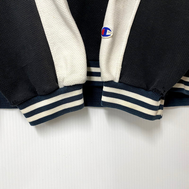 【現状渡し品】【メンズ】 Champion チャンピオン 90S SWEATSHIRT スウェットシャツ 青タグ トレーナー 長袖 トップス 146-250212-as-24-izu サイズ：M カラー：ブラック 万代Net店