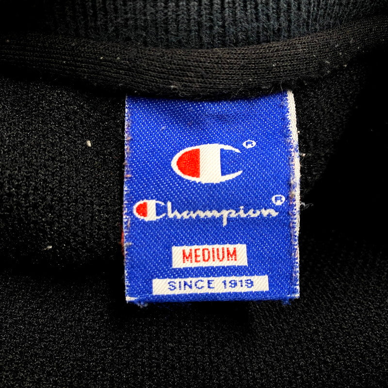【現状渡し品】【メンズ】 Champion チャンピオン 90S SWEATSHIRT スウェットシャツ 青タグ トレーナー 長袖 トップス 146-250212-as-24-izu サイズ：M カラー：ブラック 万代Net店