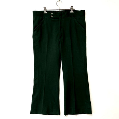【中古品】【メンズ】 FARAH ファーラー TALON ZIP 70S FLARE SLACKS PANTS フレア スラックス パンツ USA製 ボトムス 157-250211-as-13-izu カラー：グリーン 万代Net店