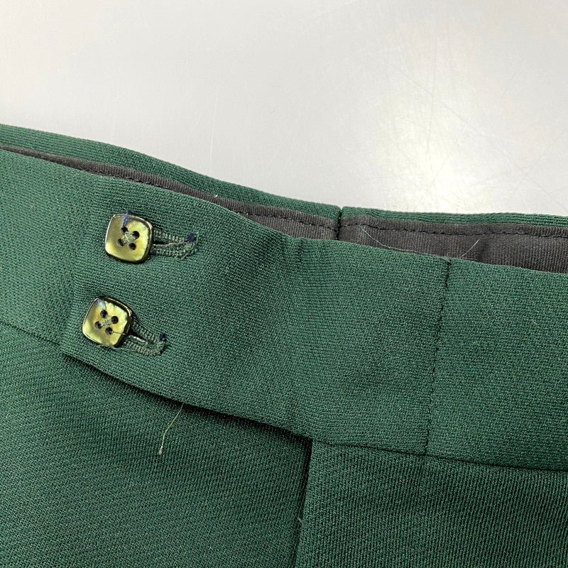 【中古品】【メンズ】 FARAH ファーラー TALON ZIP 70S FLARE SLACKS PANTS フレア スラックス パンツ USA製 ボトムス 157-250211-as-13-izu カラー：グリーン 万代Net店