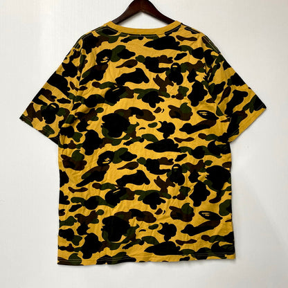 【中古品】【メンズ】 A BATHING APE アベイシングエイプ 1ST CAMO COLLEGE TEE 001CSG801001X 1ST カモ カレッジ Tシャツ 半袖 トップス 142-250212-as-29-izu サイズ：XL カラー：マルチカラー 万代Net店