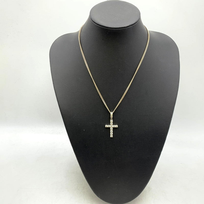 【中古品】【メンズ/レディース】 AVALANCHE アヴァランチ S925 CROSS STONE SILVER PENDANT TOP クロス ストーン シルバー ペンダントトップ アクセサリー 192-250211-as-04-izu カラー：シルバー 万代Net店