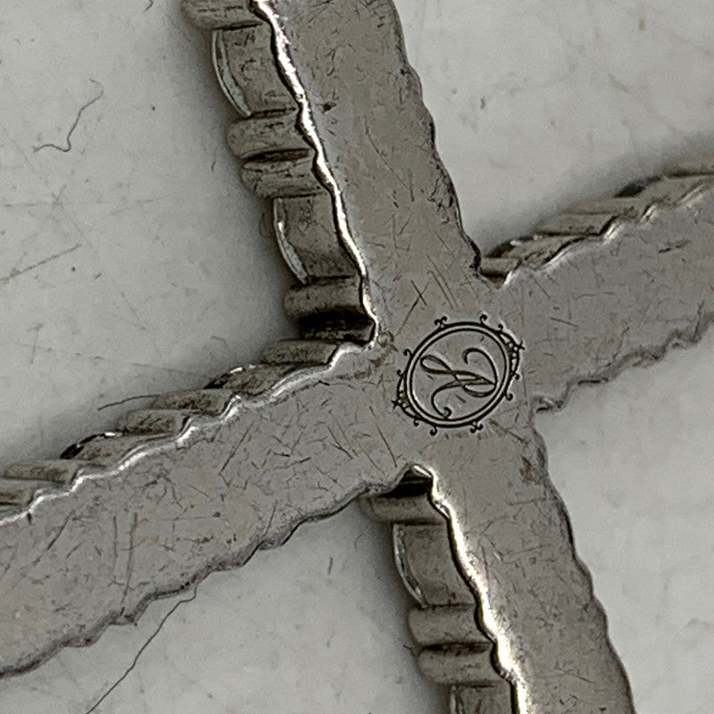 【中古品】【メンズ/レディース】 AVALANCHE アヴァランチ S925 CROSS STONE SILVER PENDANT TOP クロス ストーン シルバー ペンダントトップ アクセサリー 192-250211-as-04-izu カラー：シルバー 万代Net店