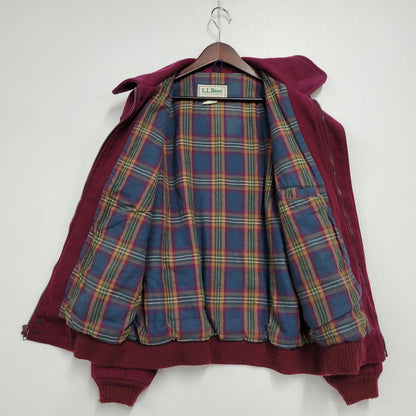 【現状渡し品】【メンズ】 L.L.Bean エルエルビーン 80S WOOL MELTON JACKET ウール メルトン ジャケット アウター 146-250209-ay-04-izu カラー：パープル系 万代Net店