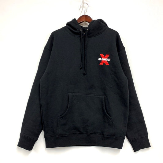 【中古品】【メンズ】  SCI-FI FANTASY サイファイファンタジー NEW X HOODIE フーディー パーカー 長袖 トップス 142-250214-as-12-izu サイズ：M カラー：ブラック 万代Net店