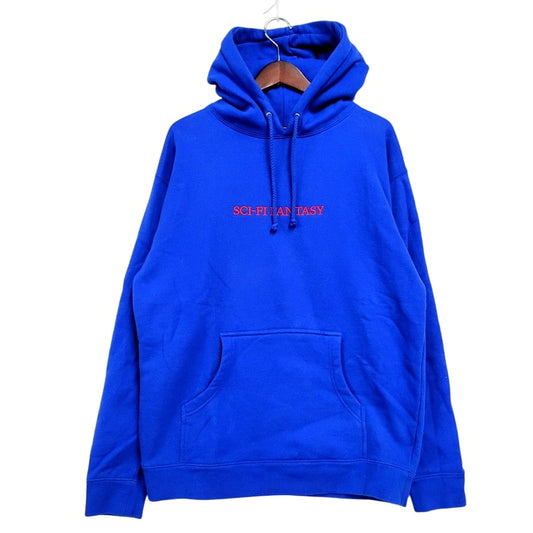 【中古品】【メンズ】  SCI-FI FANTASY サイファイファンタジー LOGO HOODIE ロゴ フーディー パーカー 長袖 トップス 142-250213-as-43-izu サイズ：M カラー：ブルー 万代Net店