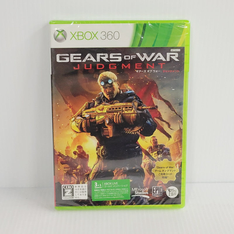 【中古美品】 【未開封】【ゲーム】GEARS OF WAR：JUDGMENT ギアーズオブウォー：ジャッジメント XBOX360 CERO区分＿Z 18歳以上対象 Microsoft Xbox ゲーム ソフト 023-250210-ma-09-izu 万代Net店