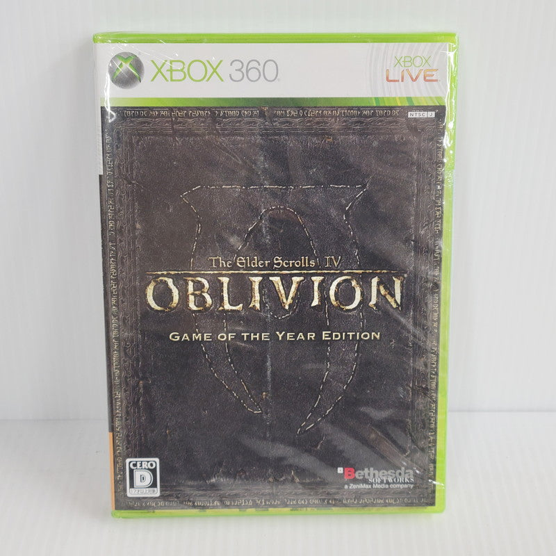 【中古美品】 【未開封】【ゲーム】The Elder Scrolls IV：Oblivion ザ・エルダースクロールズ IV：オブリビオン ゲームオブザイヤーエディション XBOX360 CERO区分＿D 17歳以上対象 Microsoft Xbox ゲーム ソフト 023-250210-ma-11-izu 万代Net店