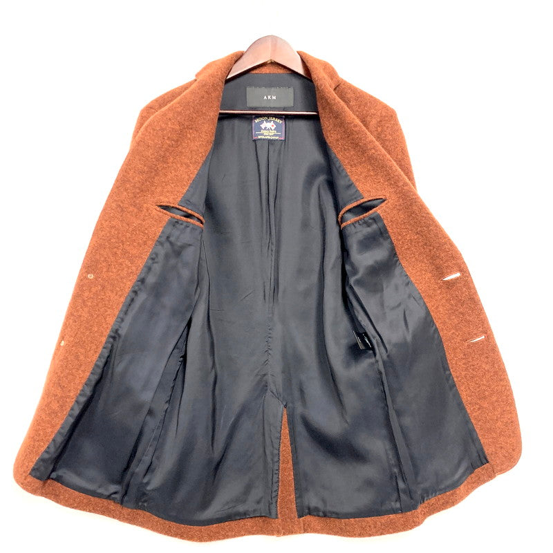 【中古品】【メンズ】 AKM エイケイエム MOON JERSEY 2B WOOL JERSEY HUNTING JKT B299 2B ウールジャージ ハンティングジャケット アウター 140-250212-as-02-izu サイズ：L カラー：ブラウン系 万代Net店