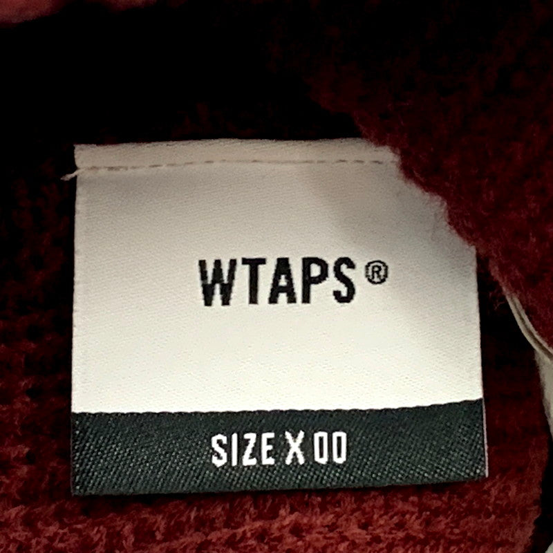 【中古品】【メンズ/レディース】 WTAPS ダブルタップス 232MADT-HT01 23AW BEANIE 01 ACRYLIC ビーニー01 アクリリック 帽子 ニット帽 服飾雑貨 185-250210-ma-14-izu サイズ：00 カラー：BURGUNDY 万代Net店