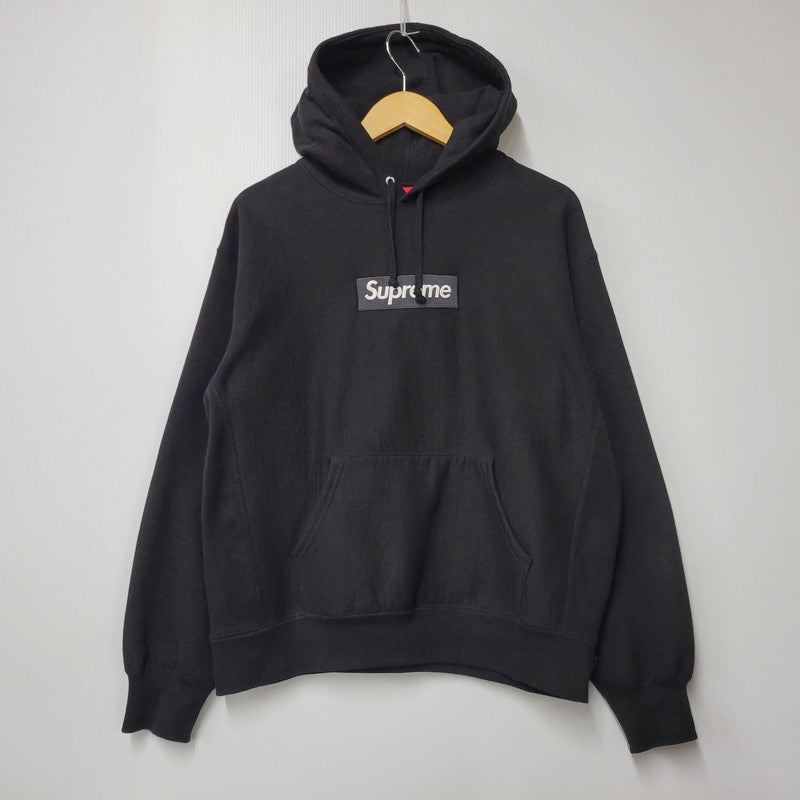 【中古品】【メンズ】 Supreme シュプリーム BOX LOGO HOODED SWEATSHIRT ボックス ロゴ フーデッド スウェットシャツ パーカー 長袖 トップス 149-250708-as-03-izu サイズ：S カラー：ブラック 万代Net店