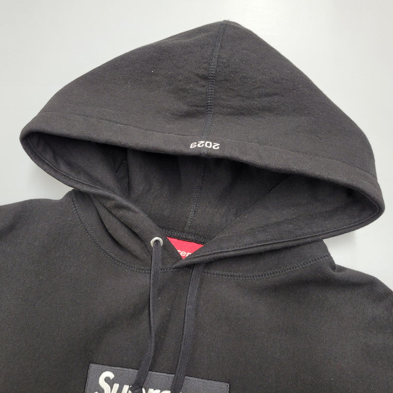 【中古品】【メンズ】 Supreme シュプリーム BOX LOGO HOODED SWEATSHIRT ボックス ロゴ フーデッド スウェットシャツ パーカー 長袖 トップス 149-250708-as-03-izu サイズ：S カラー：ブラック 万代Net店