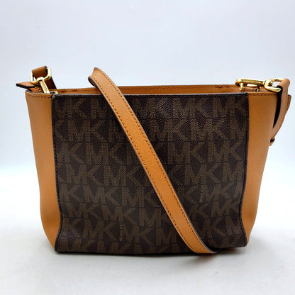 【中古品】【レディース】 Michael Kors マイケルコース HAMILTON TRAVELER MESSENGER 35F7GHXM2B ハミルトン トラベラー メッセンジャー ショルダーバッグ カバン 鞄 188-250211-as-36-izu カラー：ブラウン 万代Net店