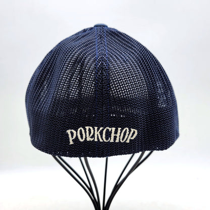 【中古品】【メンズ/レディース】  PORKCHOP GARAGE SUPPLY ポークチョップガレージサプライ MESH BB CAP メッシュ ベースボールキャップ 帽子 185-250211-as-39-izu カラー：ネイビー系 万代Net店