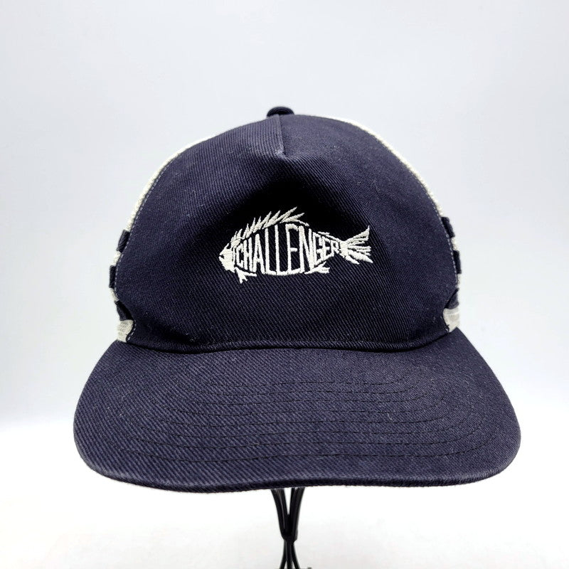 【中古品】【メンズ/レディース】 CHALLENGER チャレンジャー MESH SNAPBACK CAP メッシュ スナップバック キャップ 帽子 185-250211-as-38-izu カラー：ネイビー×ホワイト 万代Net店