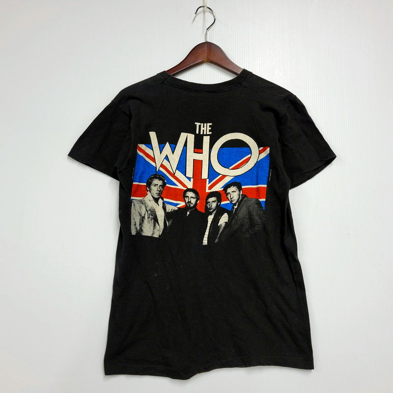 【中古品】【メンズ】  USED CREEN STARS スクリーンスターズ THE WHO c1982 80S AMERICA TOUR TEE ツアー Tシャツ 半袖 トップス 146-250211-as-17-izu サイズ：M カラー：ブラック 万代Net店