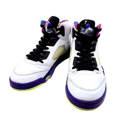 【中古品】【メンズ】 NIKE ナイキ AIR JORDAN 5 DB3335-100 エアジョーダン 5 スニーカー シューズ 靴 160-250213-as-09-izu サイズ：27cm カラー：WHITE/GHOST GREEN-COURT PURPLE 万代Net店