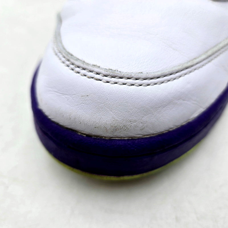 【中古品】【メンズ】 NIKE ナイキ AIR JORDAN 5 DB3335-100 エアジョーダン 5 スニーカー シューズ 靴 160-250213-as-09-izu サイズ：27cm カラー：WHITE/GHOST GREEN-COURT PURPLE 万代Net店