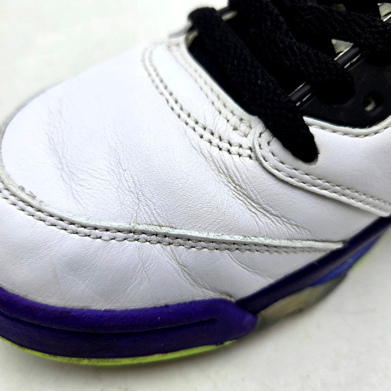 【中古品】【メンズ】 NIKE ナイキ AIR JORDAN 5 DB3335-100 エアジョーダン 5 スニーカー シューズ 靴 160-250213-as-09-izu サイズ：27cm カラー：WHITE/GHOST GREEN-COURT PURPLE 万代Net店