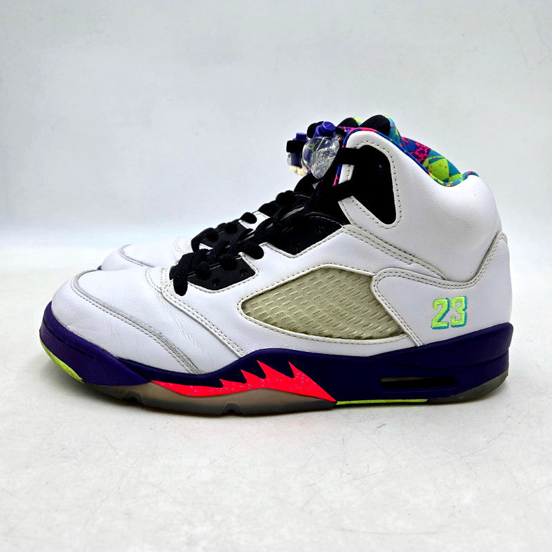 【中古品】【メンズ】 NIKE ナイキ AIR JORDAN 5 DB3335-100 エアジョーダン 5 スニーカー シューズ 靴 160-250213-as-09-izu サイズ：27cm カラー：WHITE/GHOST GREEN-COURT PURPLE 万代Net店