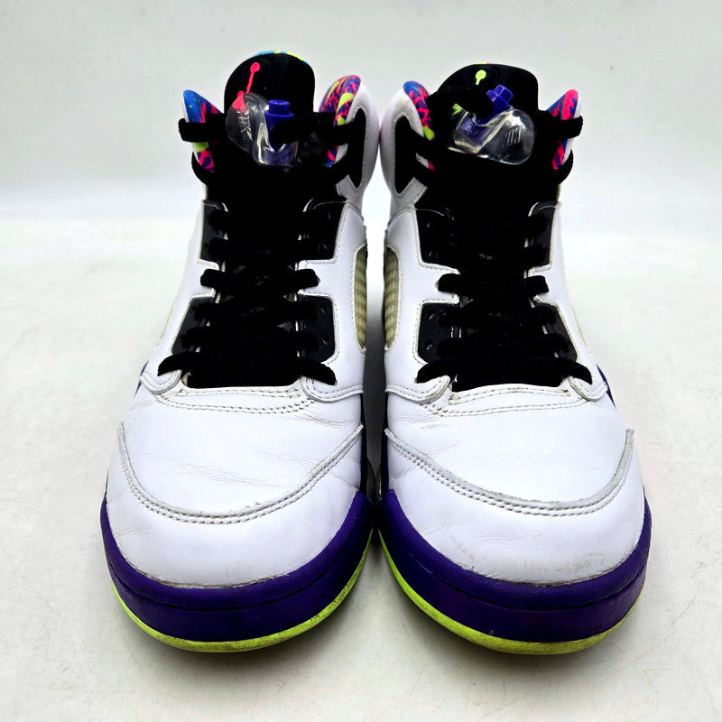 【中古品】【メンズ】 NIKE ナイキ AIR JORDAN 5 DB3335-100 エアジョーダン 5 スニーカー シューズ 靴 160-250213-as-09-izu サイズ：27cm カラー：WHITE/GHOST GREEN-COURT PURPLE 万代Net店