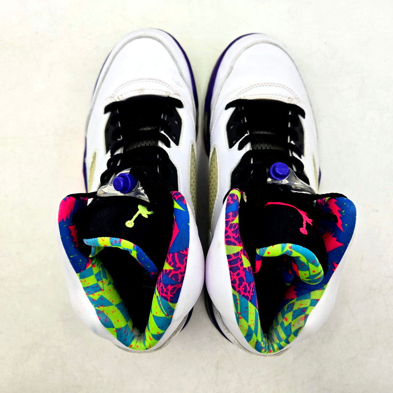 【中古品】【メンズ】 NIKE ナイキ AIR JORDAN 5 DB3335-100 エアジョーダン 5 スニーカー シューズ 靴 160-250213-as-09-izu サイズ：27cm カラー：WHITE/GHOST GREEN-COURT PURPLE 万代Net店