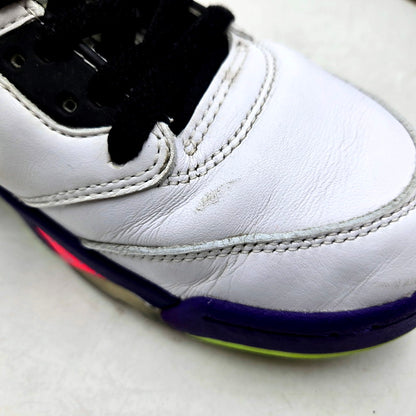 【中古品】【メンズ】 NIKE ナイキ AIR JORDAN 5 DB3335-100 エアジョーダン 5 スニーカー シューズ 靴 160-250213-as-09-izu サイズ：27cm カラー：WHITE/GHOST GREEN-COURT PURPLE 万代Net店