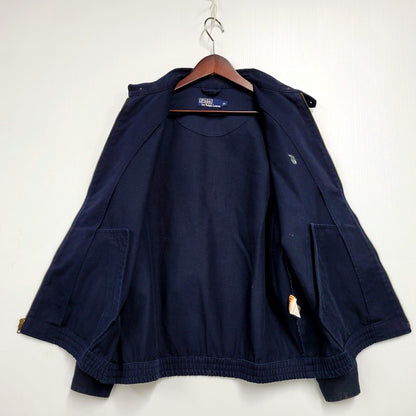 【中古品】【メンズ】 Polo by Ralph Lauren ポロバイラルフローレン 90S SWINGTOP JACKET スウィングトップ ジャケット アウター 146-250212-as-34-izu サイズ：95 カラー：ネイビー 万代Net店