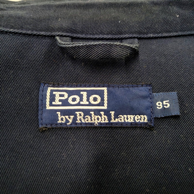 【中古品】【メンズ】 Polo by Ralph Lauren ポロバイラルフローレン 90S SWINGTOP JACKET スウィングトップ ジャケット アウター 146-250212-as-34-izu サイズ：95 カラー：ネイビー 万代Net店