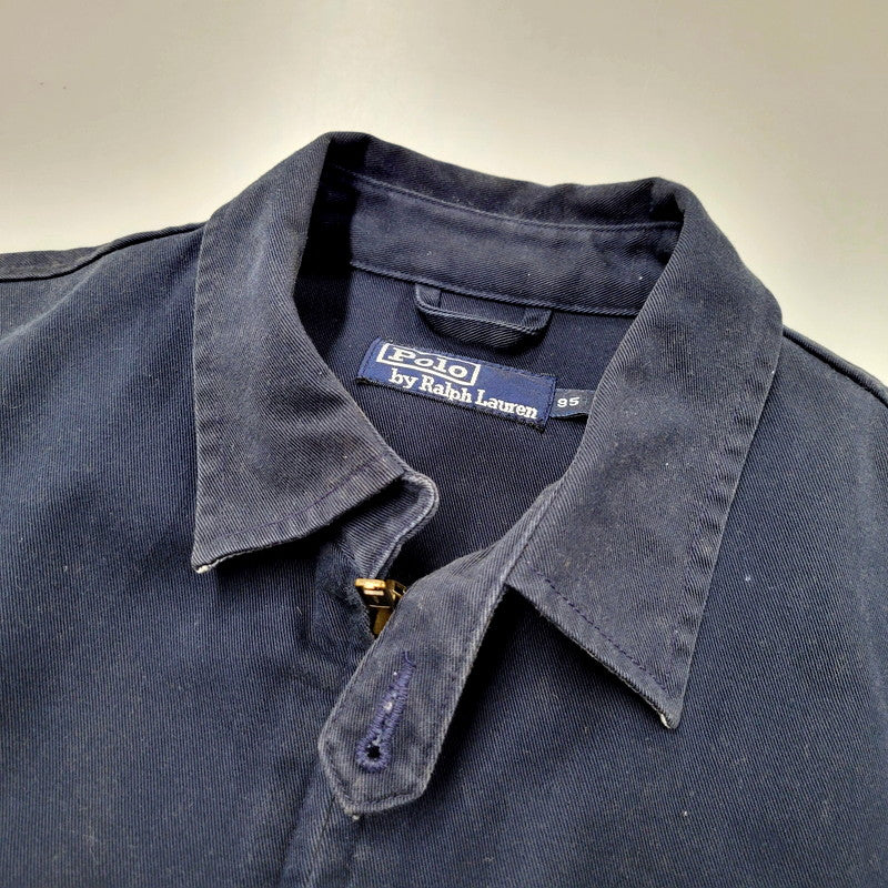 【中古品】【メンズ】 Polo by Ralph Lauren ポロバイラルフローレン 90S SWINGTOP JACKET スウィングトップ ジャケット アウター 146-250212-as-34-izu サイズ：95 カラー：ネイビー 万代Net店