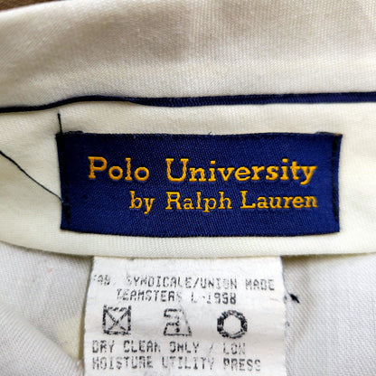 【中古品】【メンズ】  POLO UNIVERSITY BY RALPH LAUREN ポロ ユニバーシティ バイ ラルフローレン 80-90S 1 TUCK PANTS 1タックパンツ カナダ製 ボトムス 157-250213-as-32-izu サイズ：34×30 カラー：ベージュ 万代Net店