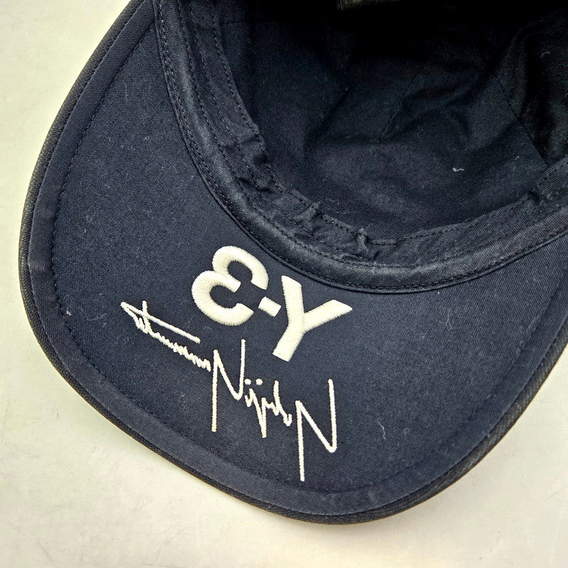 【現状渡し品】【メンズ/レディース】 Y-3 ワイスリー LOGO EMBROIDERY CAP CY3538 ロゴ エンブロイダリー キャップ 帽子 185-250213-as-15-izu サイズ：OSFA カラー：ブラック 万代Net店