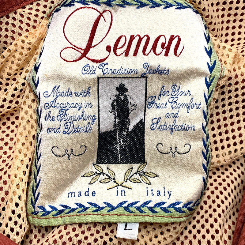 【中古品】【メンズ】  LEMON HUNTING JACKET ハンティングジャケット イタリア製 アウター 146-250214-as-27-izu サイズ：L カラー：ブラウン系 万代Net店