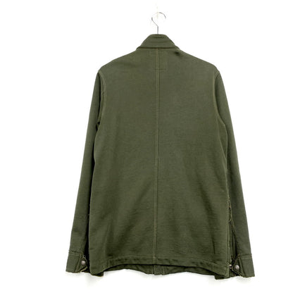 【中古品】【メンズ】  RUGBY BY RALPH LAUREN ラグビー バイ ラルフローレン SWEAT MILITARY JACKET スウェットミリタリージャケット アウター 146-250214-as-08-izu サイズ：S カラー：カーキ系 万代Net店