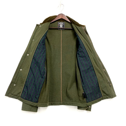 【中古品】【メンズ】  RUGBY BY RALPH LAUREN ラグビー バイ ラルフローレン SWEAT MILITARY JACKET スウェットミリタリージャケット アウター 146-250214-as-08-izu サイズ：S カラー：カーキ系 万代Net店