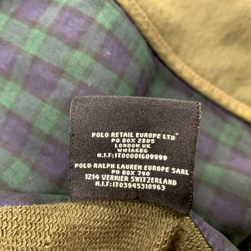 【中古品】【メンズ】  RUGBY BY RALPH LAUREN ラグビー バイ ラルフローレン SWEAT MILITARY JACKET スウェットミリタリージャケット アウター 146-250214-as-08-izu サイズ：S カラー：カーキ系 万代Net店