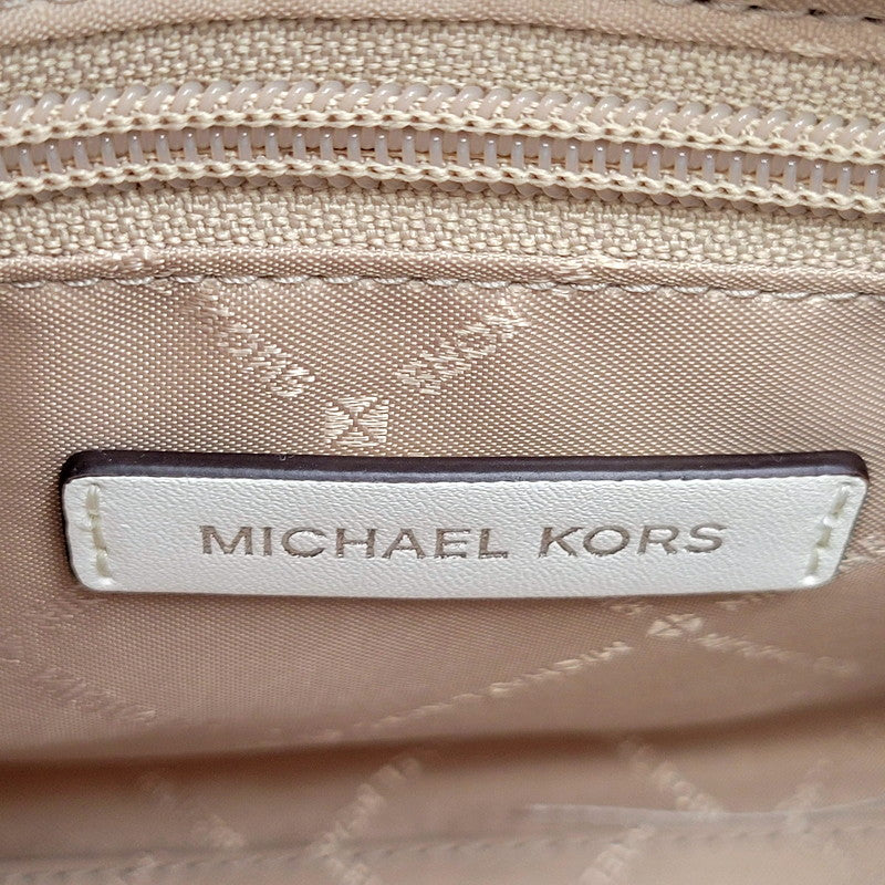 【中古品】【レディース】 Michael Kors マイケルコース 2WAY HAND BAG 35T4SHMS5C ハンドバッグ ショルダーバッグ カバン 鞄 188-250213-as-36-izu カラー：ホワイト 万代Net店