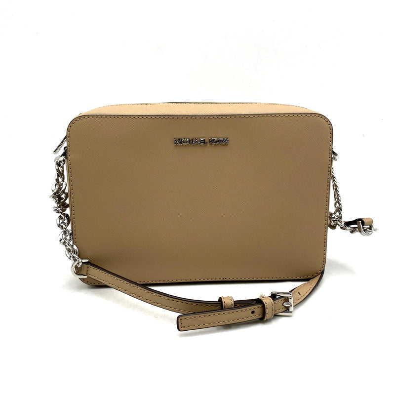 【中古品】【レディース】 Michael Kors マイケルコース CHAIN SHOULDER BAG 35F8STTC9L チェーン ショルダーバッグ カバン 鞄 188-250214-as-07-izu カラー：ベージュ 万代Net店