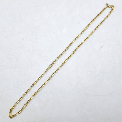 【中古品】【メンズ/レディース】  SENTI センティ SV925 CHAIN NECKLACE チェーンネックレス イタリア製  金メッキ アクセサリー 192-250213-as-40-izu カラー：ゴールド 万代Net店