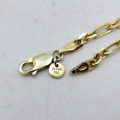 【中古品】【メンズ/レディース】  SENTI センティ SV925 CHAIN NECKLACE チェーンネックレス イタリア製  金メッキ アクセサリー 192-250213-as-40-izu カラー：ゴールド 万代Net店