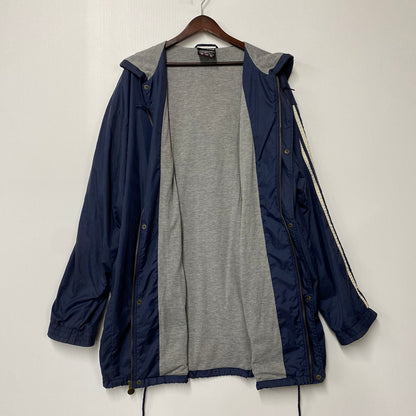 【現状渡し品】【メンズ】 adidas アディダス 万国旗タグ 80S HOODED NYLON JACKET 80年代 フーデッドナイロンジャケット アウター 長袖 146-250728-ma-09-izu サイズ：XL カラー：ネイビー 万代Net店