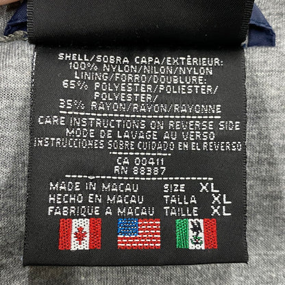 【現状渡し品】【メンズ】 adidas アディダス 万国旗タグ 80S HOODED NYLON JACKET 80年代 フーデッドナイロンジャケット アウター 長袖 146-250728-ma-09-izu サイズ：XL カラー：ネイビー 万代Net店