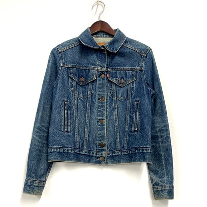 【中古品】【レディース】 Levi's リーバイス 90S DENIM JACKET 76581-00214 デニムジャケット USA製 スモールE アウター 168-250214-as-11-izu サイズ：S カラー：インディゴ 万代Net店